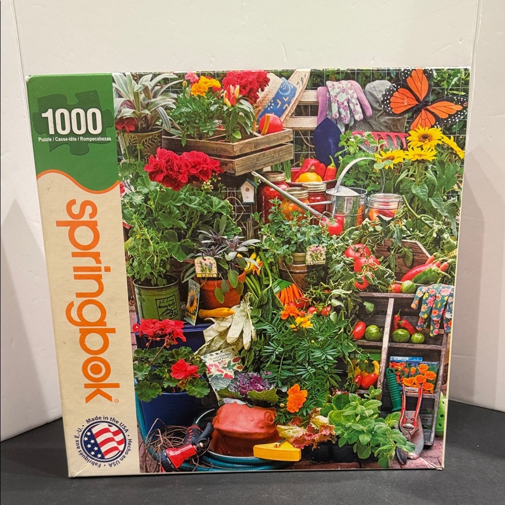 Springbok Jigsaw Puzzle Garden Delights 1000 pieces